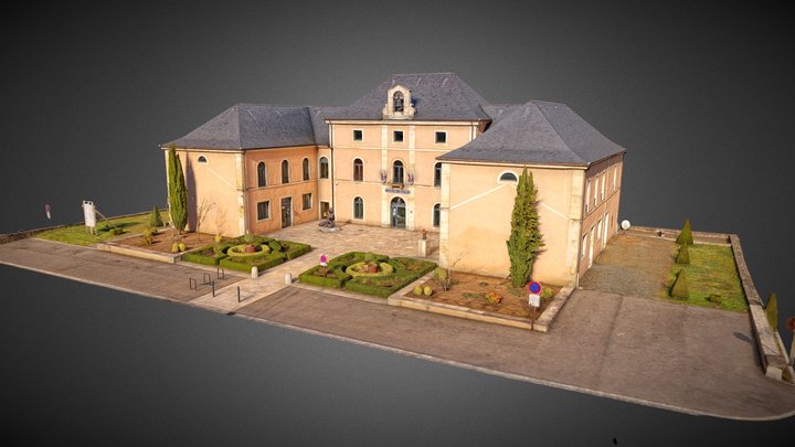 Hautefort city hall (2023) 3D Model