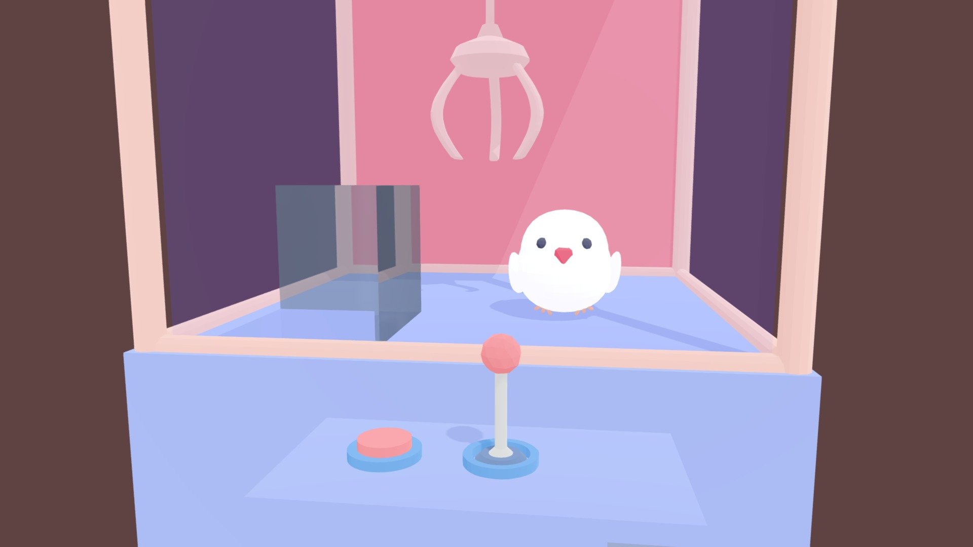 Bird in a claw machine