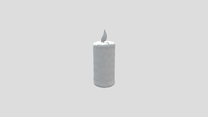 White Candle – Modèle 3D gratuit STL