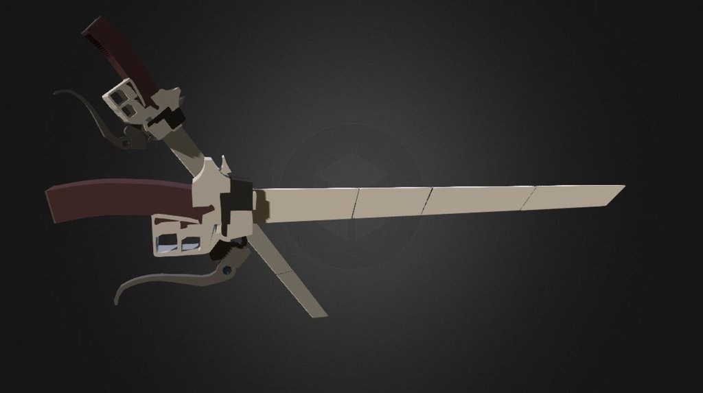 Attack On Titan:Titan Sword - Download Free 3D model by NomNOm150  (@NomNOm150) [d2929e0]