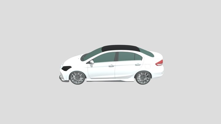 Ciaz 2017 - present custom front bumper by Lumga 3D Model