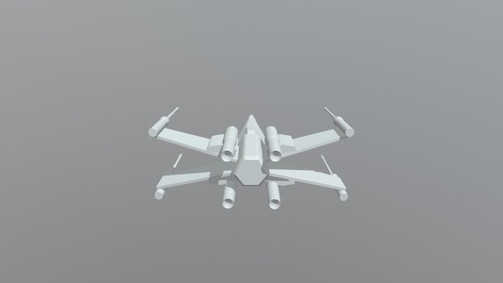 X-Wing 3D Model