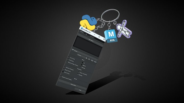 Keyring : AutoRig V01 3D Model