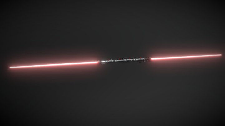Darth Maul's Lightsaber 3D Model