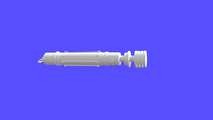 Leia's Lightsaber 3D Model