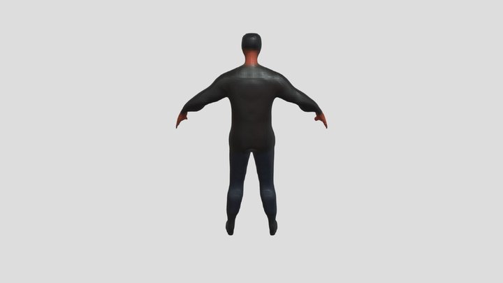 a game character for editing. 3D Model