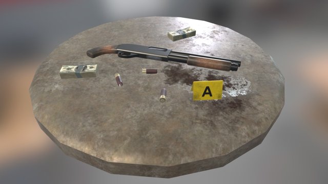 Crime Scene 3D Model