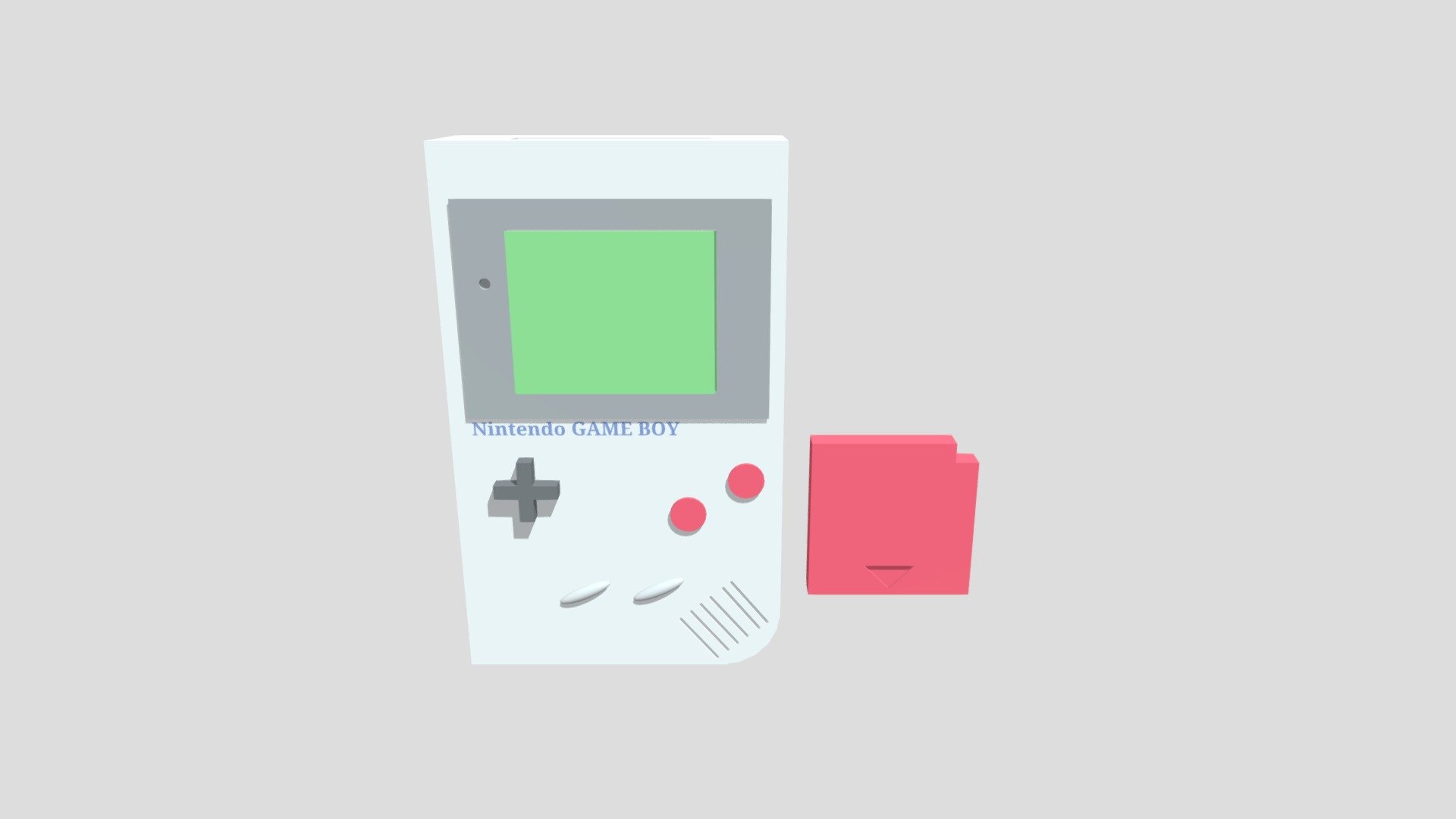 Gameboy Nintendo - Download Free 3D model by BlueGlitchDesigns [d297ed7 ...