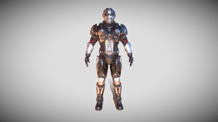Disassembled Exosuit (msy) 3D Model