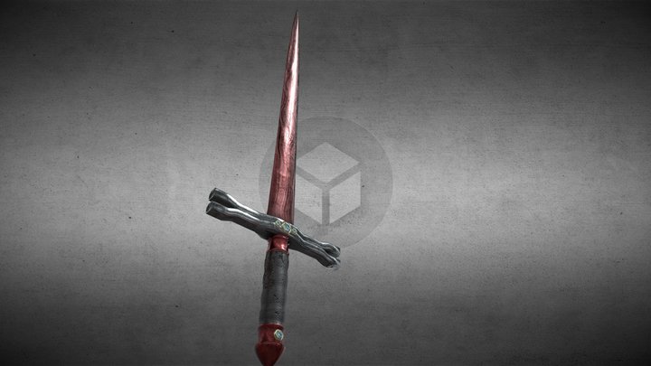 Red Obsidian (Fantasy) 3D Model