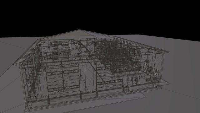 Sample Farm Shop 3D Model