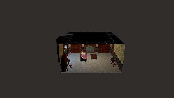 Victorian Room 3D Model