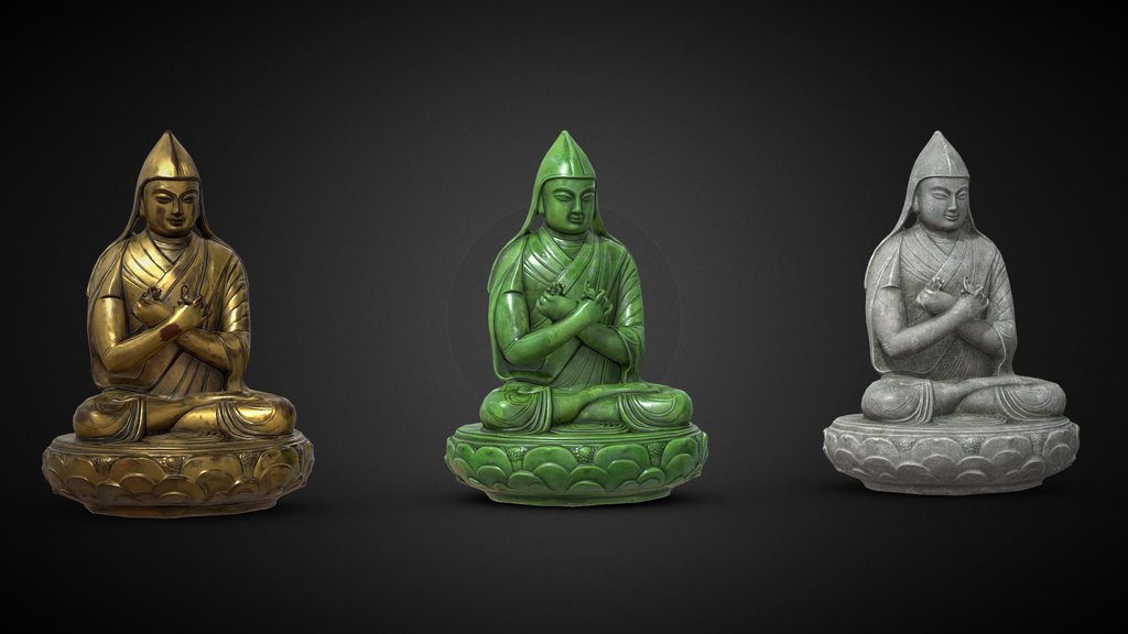 Je Tsongkhapa statues