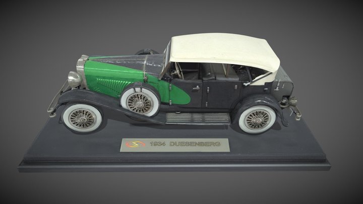1934 Duesenberg Toy Model - Reconstruction 3D Model