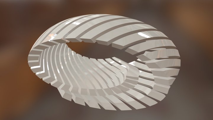 捲 3D Model