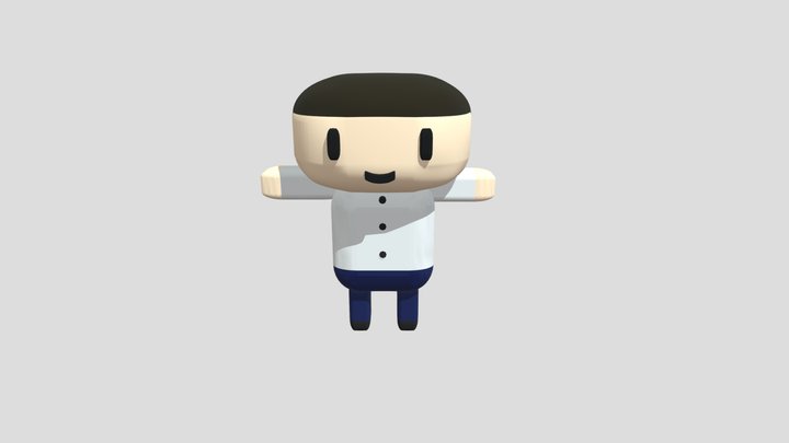 Chibi Guy 3D Model