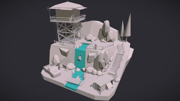 Forest Loner - Update chosen Diorama and House 3D Model