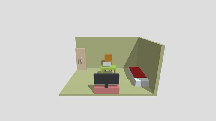 QUARTO DO RIQUINHO 3D Model