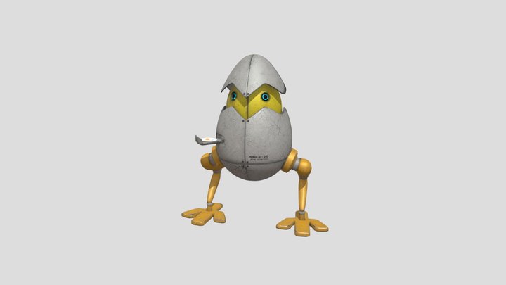 Sunny Side Up Robo 3D Model