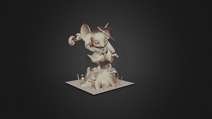 Tiny Warrior 3D Model