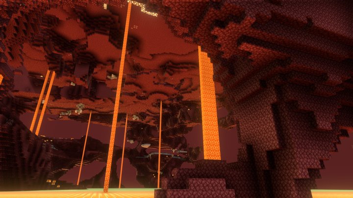 Minecraft Nether 3D Model