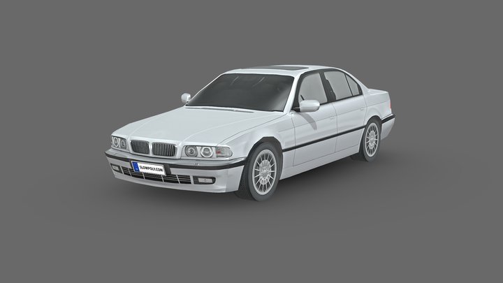 BMW 7 Series 1999 3D Model