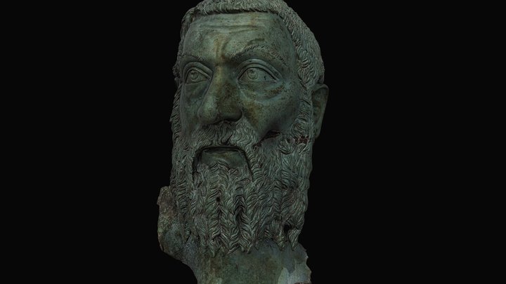 Биста цара Макрина/Bust of Emperor Macrinus 3D Model