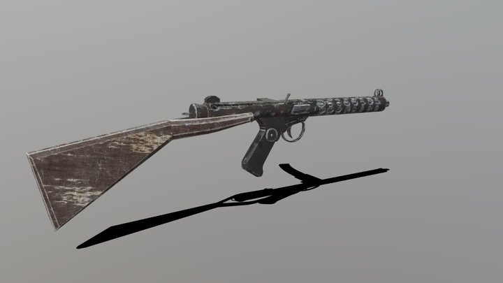Sterling Smg 3D Model