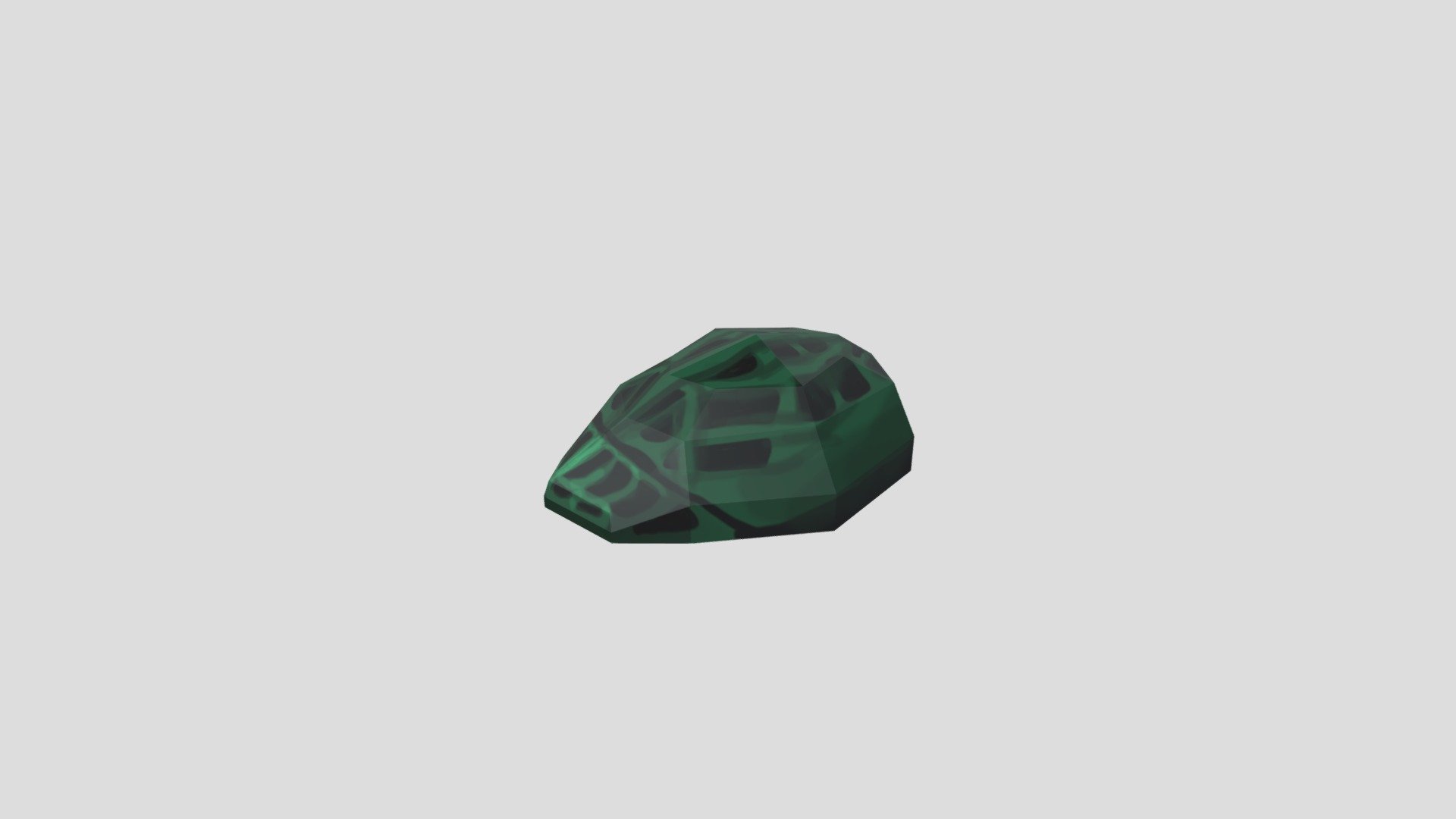 Low Poly Bikehelmet