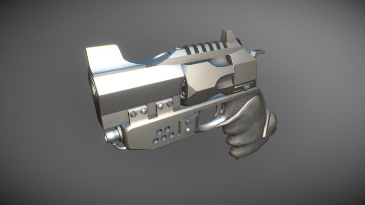 Revolver 3D Model