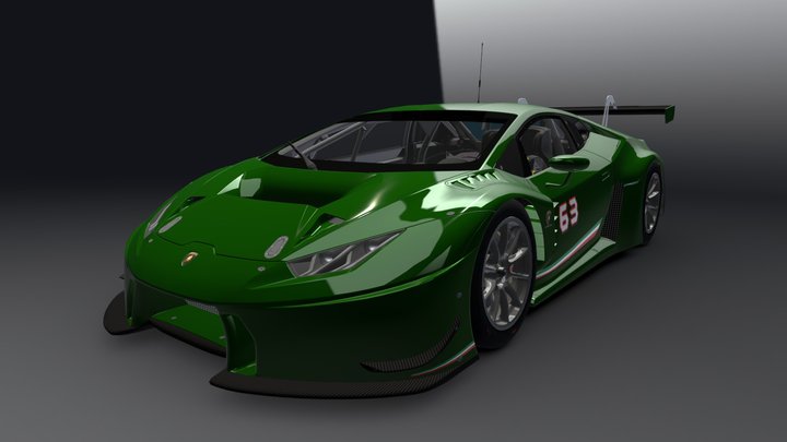 Lamborghini Huracan GT3 | High Quality 3D Model