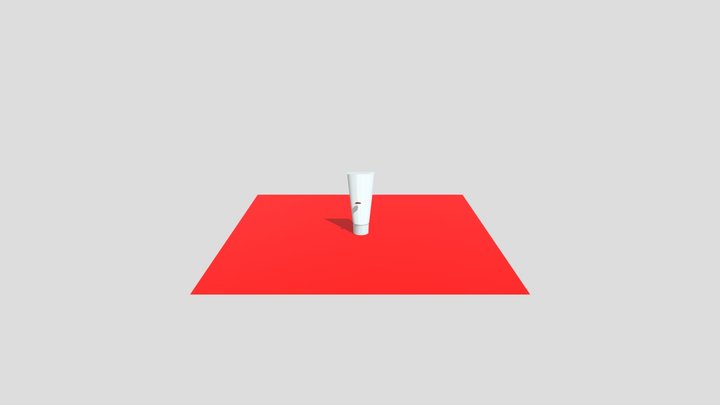 red bottle 3D Model