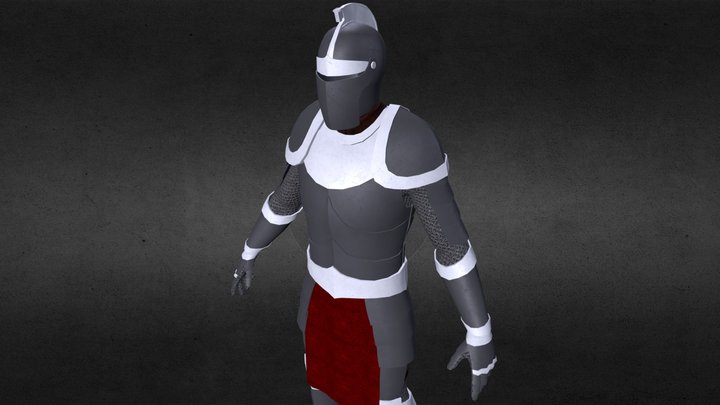 Dark knight armor 3D Model