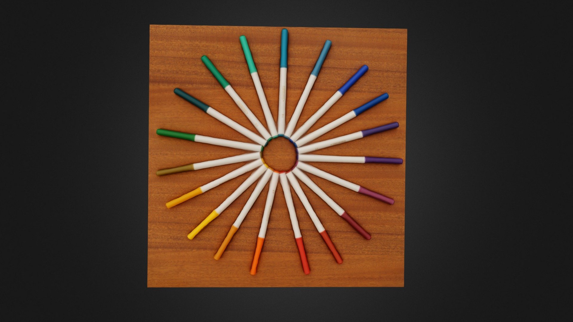 Colorful pens #3DST15