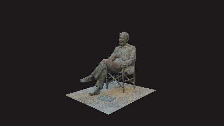 Escultura de Luis García Berlanga 3D Model