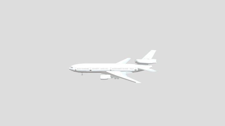 DC 10 3D Model