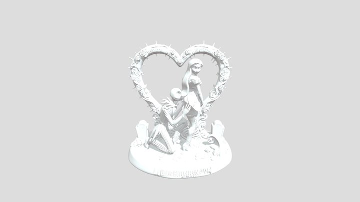 Eternal Love Display 3D Model