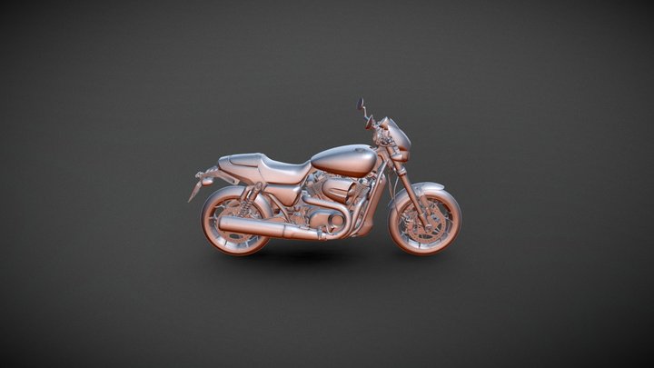 Harley Davidson Street Rod 750 3D Model
