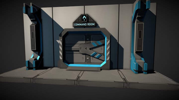 Command Room Portal 3D Model