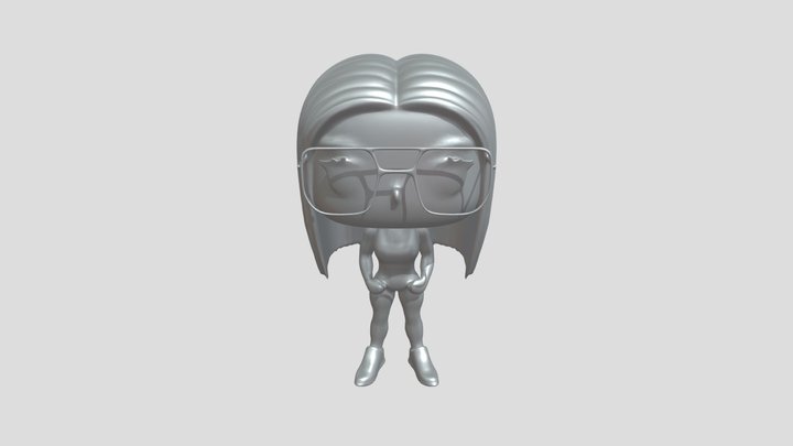 stylized toy figurine 3D Model