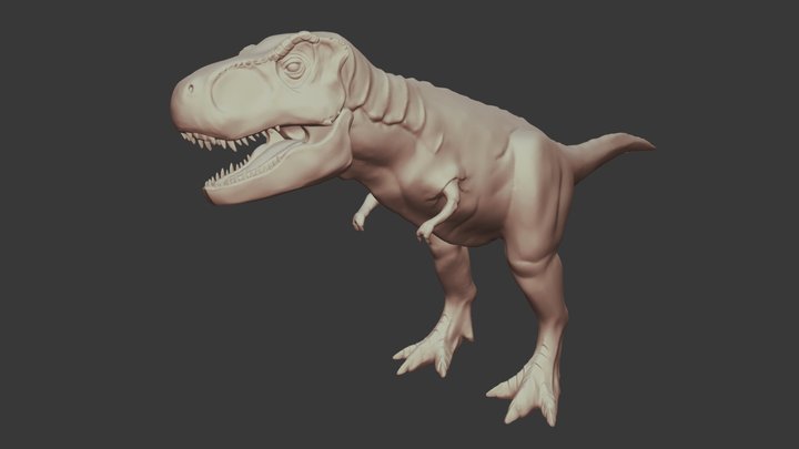 Tyrannosaurus rex Sculpt 3D Model