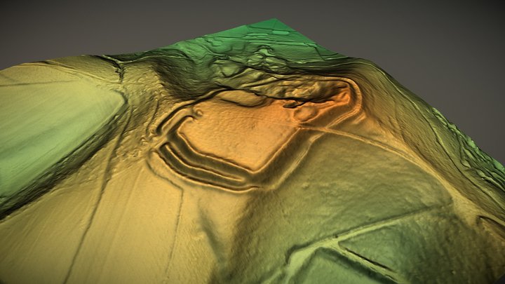 Backbury Camp, Herefordshire (UK) – Free 3D Model STL