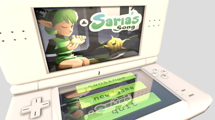 DS Saria's song 3D Model