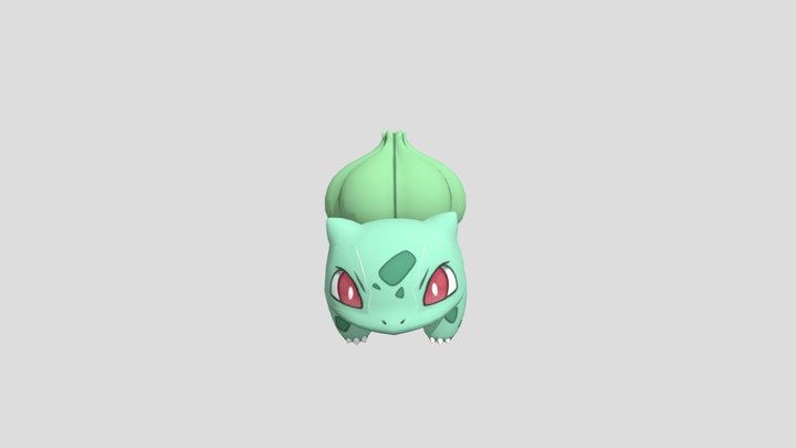 Bulbasaur Pokemon [Animated] 3D Model