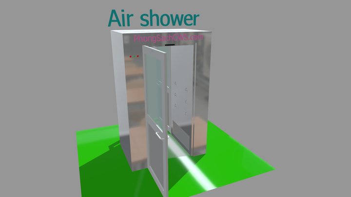 Buồng thổi khí Airshower 3D Model