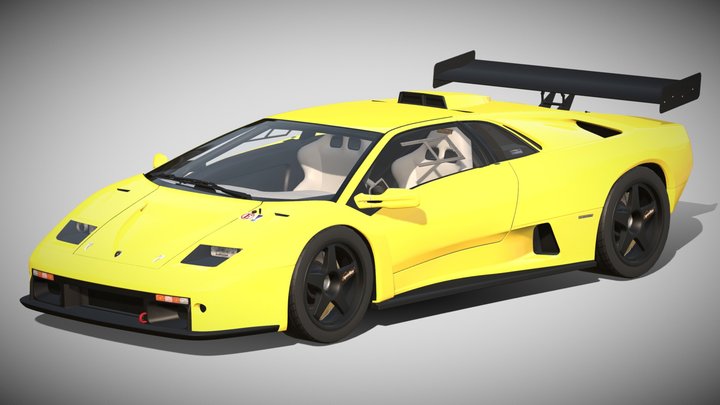 1999 Lamborghini Diablo GTR – Free 3D Model STL