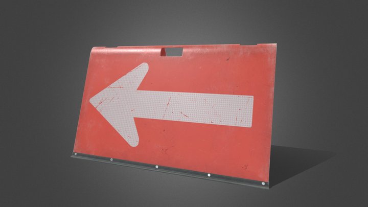 SignboardArrow 3D Model
