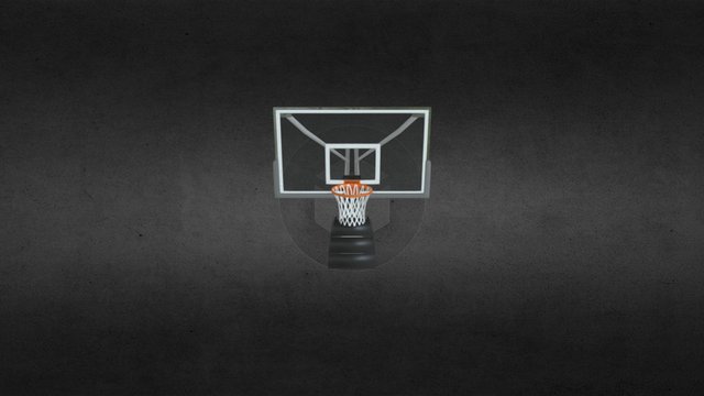 Professional Basketball Hoop 3D Model