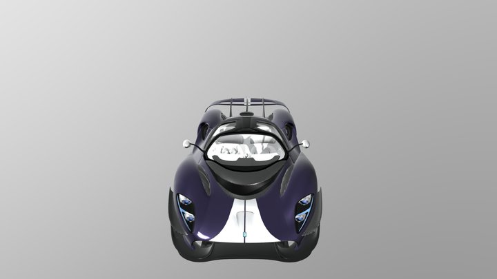 DeTomaso P900 3D Model