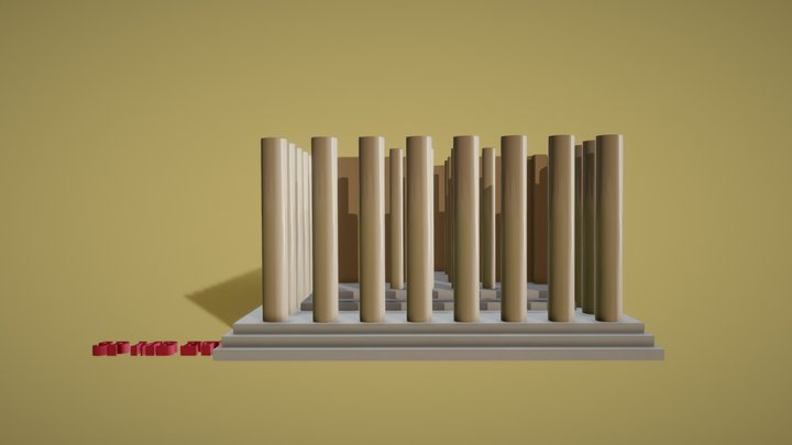 Parthenon - Mess 3D Model